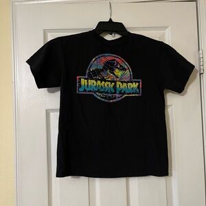 PM012826 Jurassic Park Kids Black T-Shirt